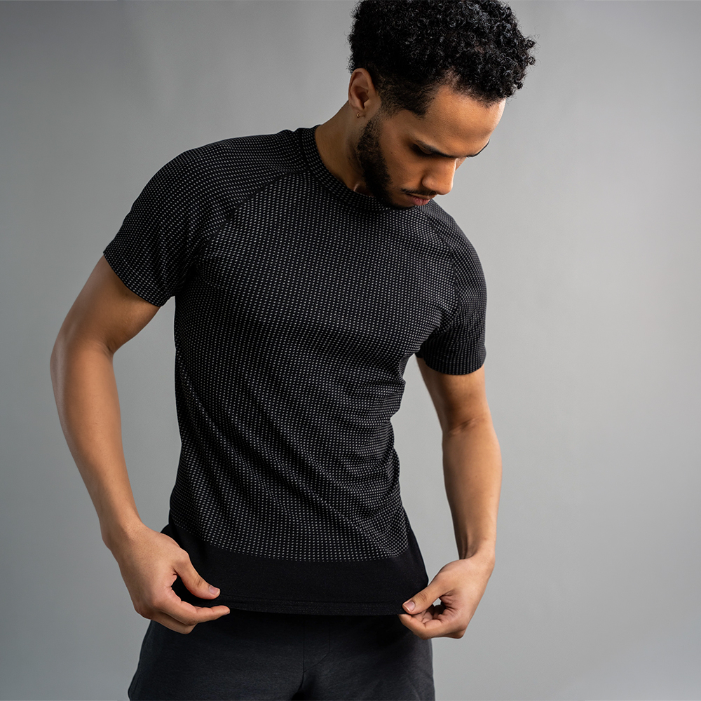 Incrediwear Men Infrared T Shirt  Sort   S