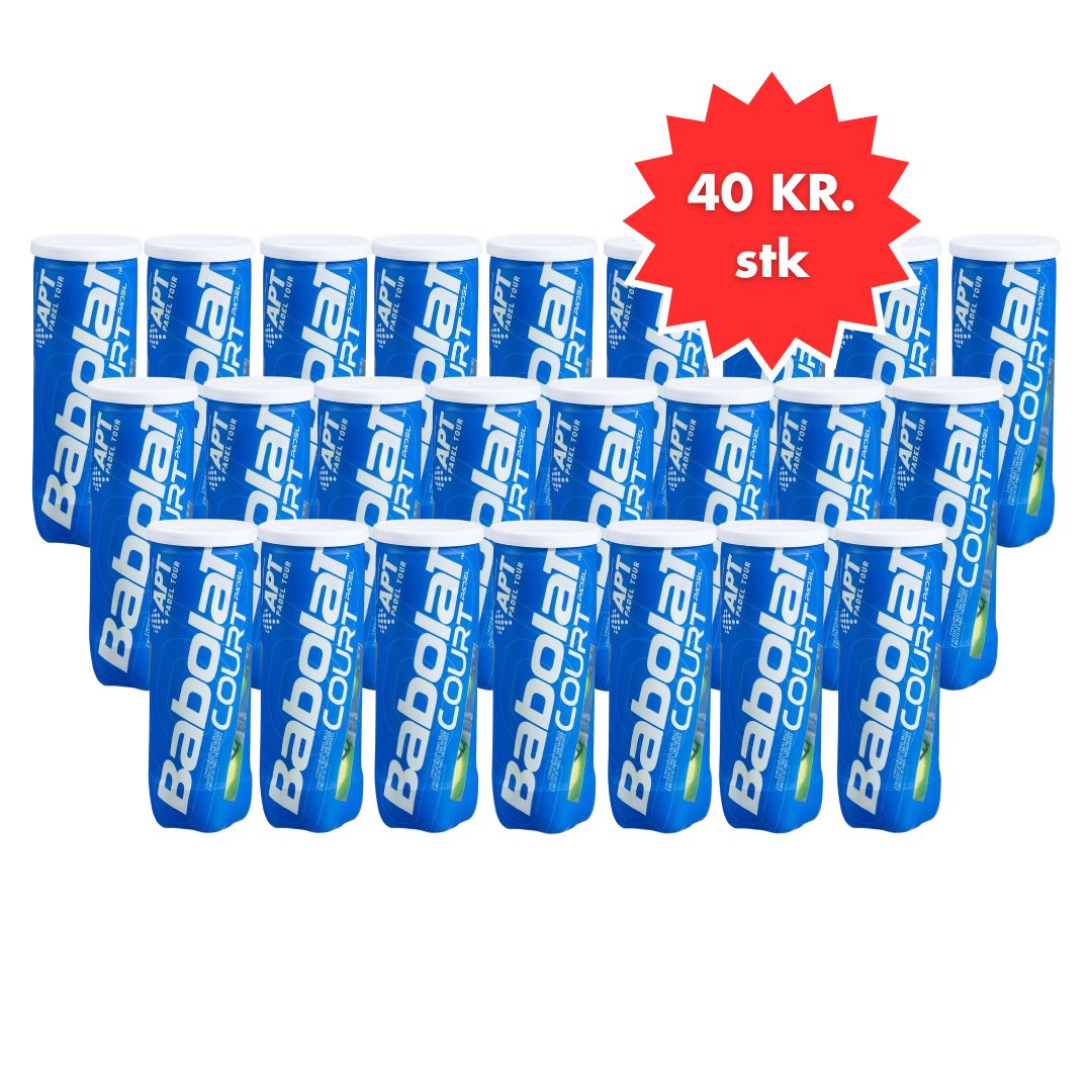 1 Kasse Med Babolat Court X3  24 Rør