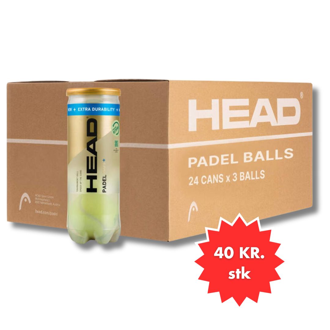 1 Kasse Med Head Padel Pro S  Padelbolde  24 Rør