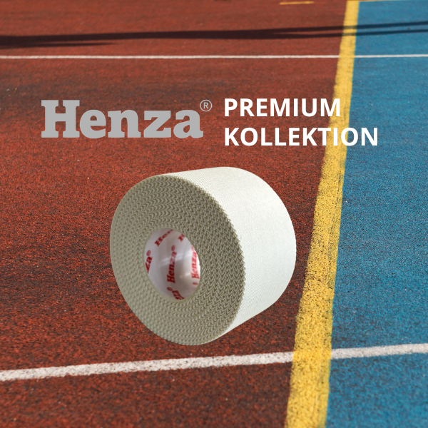 Henza  Premium Sportstape   Hvid    3 8 Cm X 10 M
