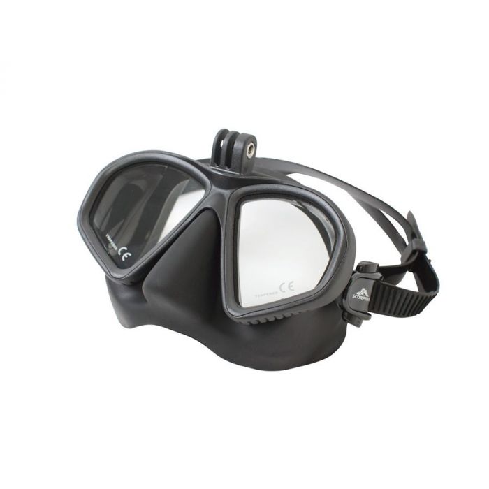 Maske Scorpena M  Med Kamera Adapter