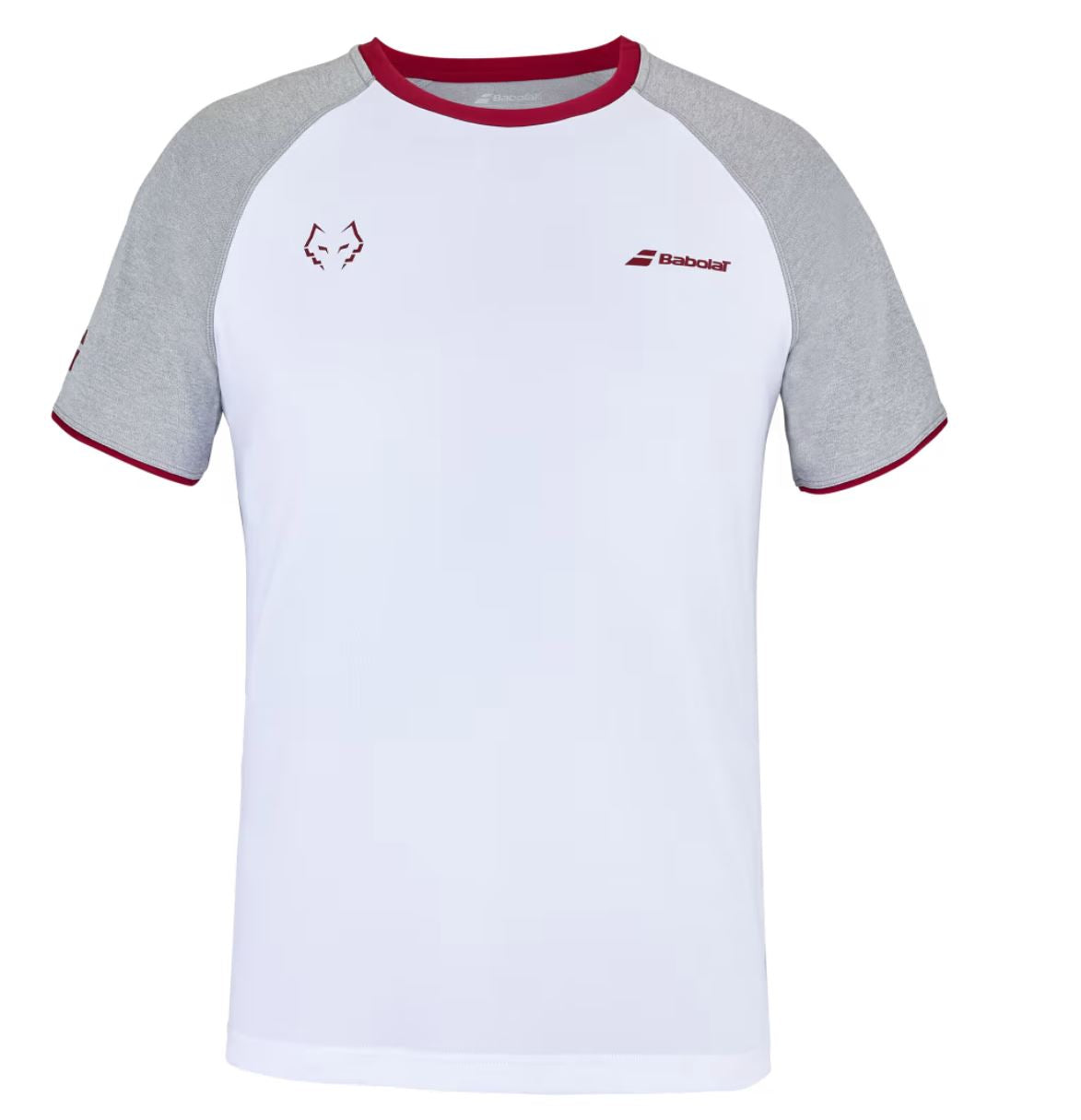 Babolat Crew Neck Tee Juan Lebron  White White    S
