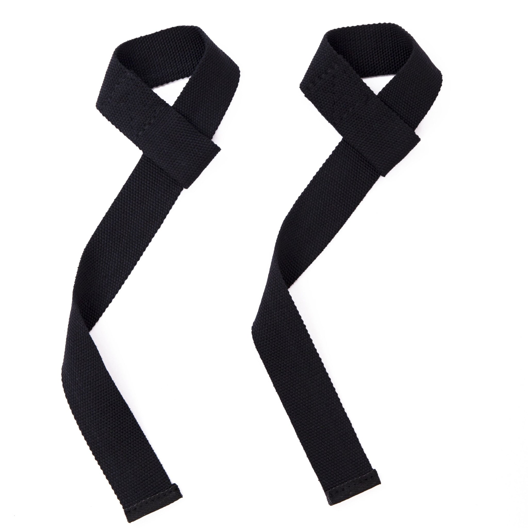 Billige Lifting Straps Wrist Wraps Black  2 Stk    Nylon