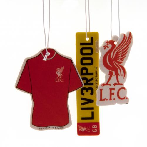 Liverpool F C  Luftfriskere   3 Pak