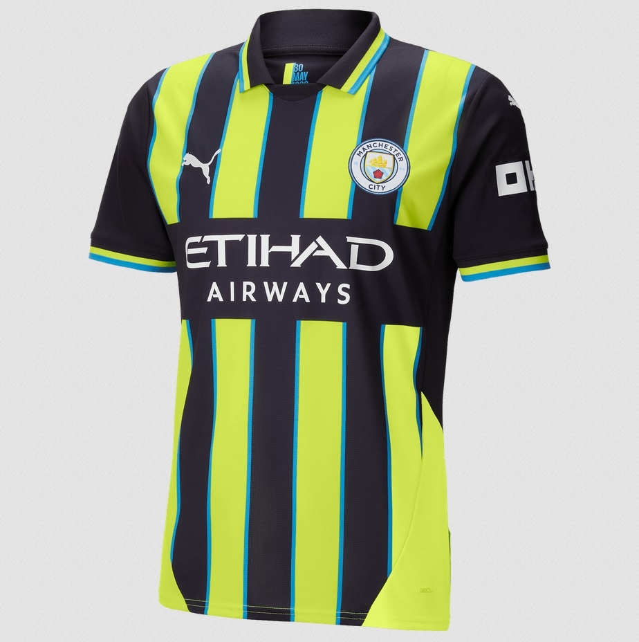 Manchester City Away Jersey 2024 25   Mens Xs
