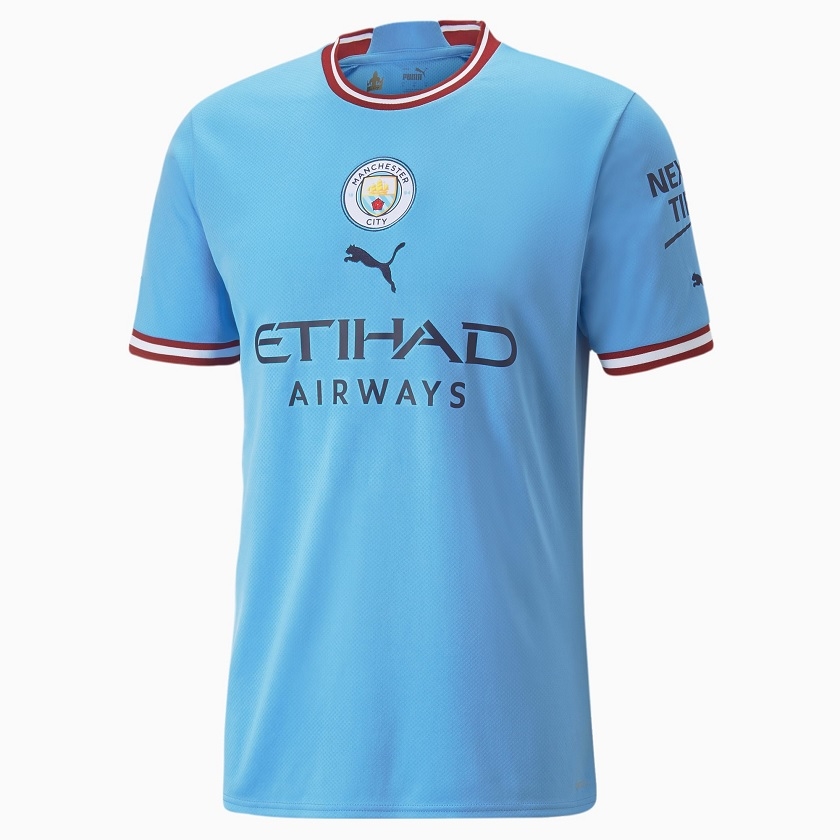 Manchester City Home Jersey 2022 23   Youth 128   Ys