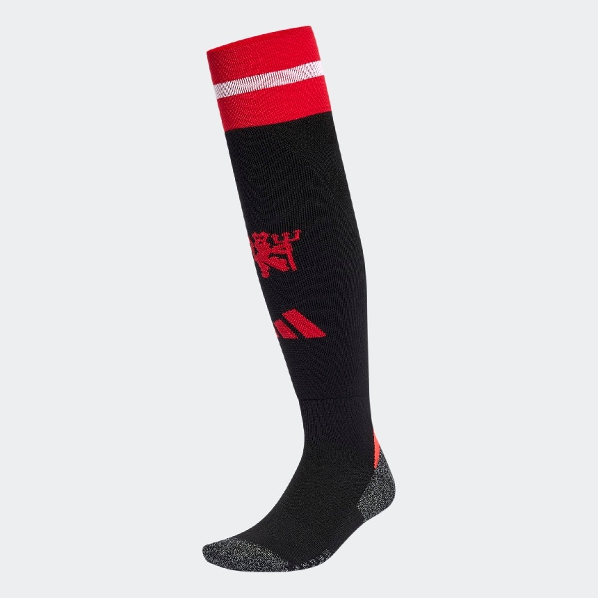 Manchester United Home Socks 2024 25   Black 3   40 42