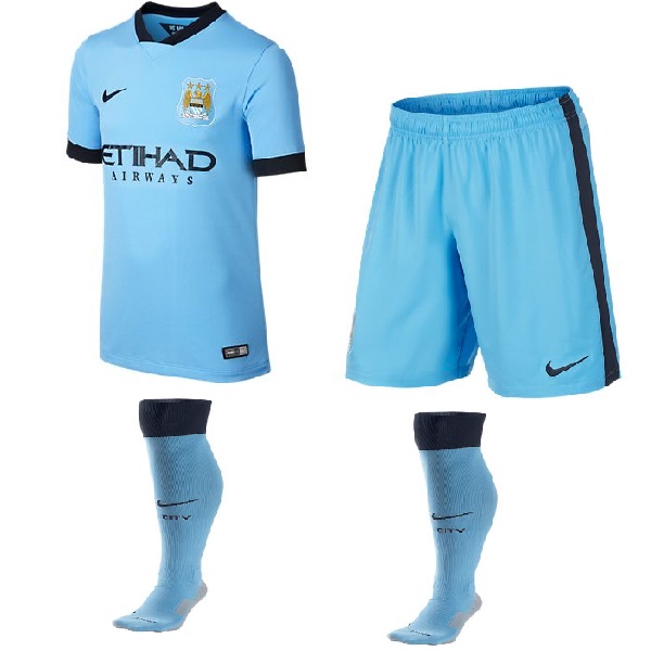 Manchester City Home Shorts 2014 15 M