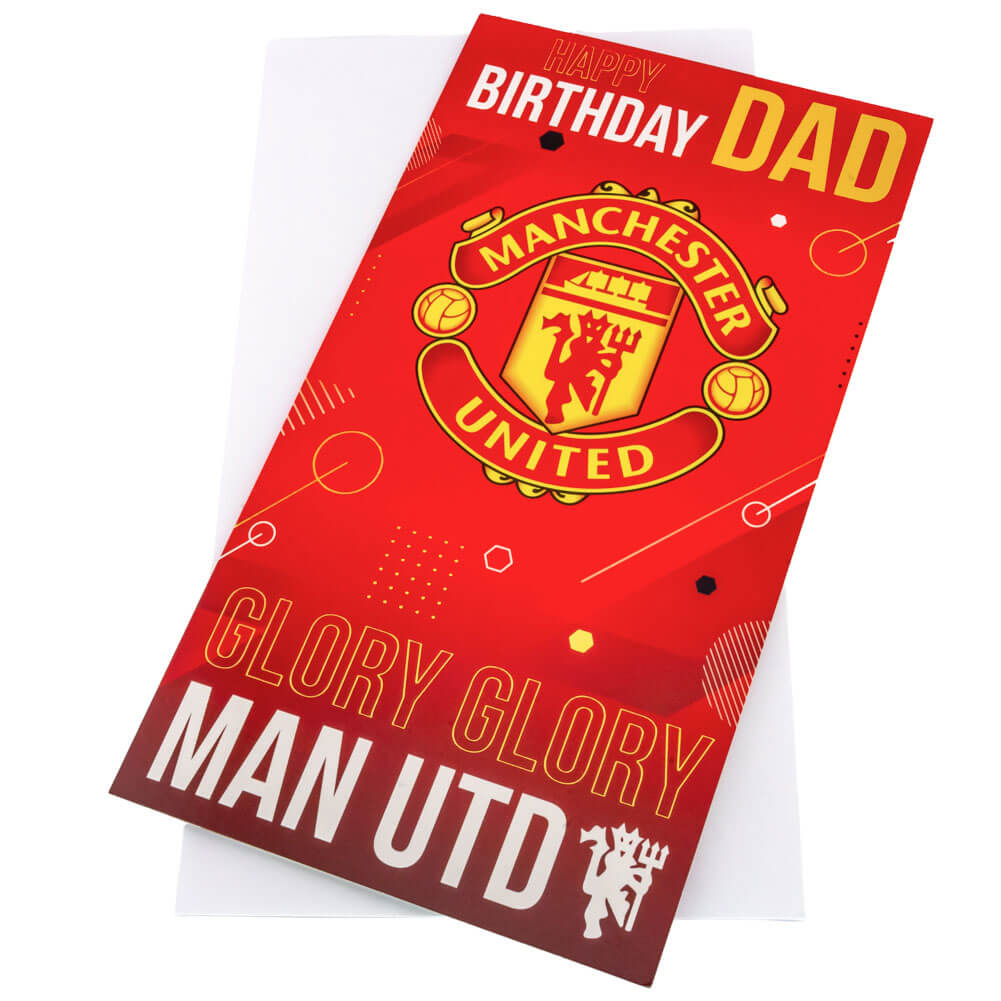Manchester United Fødselsdagskort Far