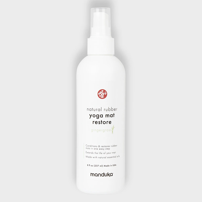 Manduka Natural Rubber Yoga Mat Restore  Gingergrass   227 Ml