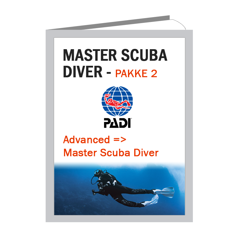 Padi Master Scuba Diver   Pakke 2