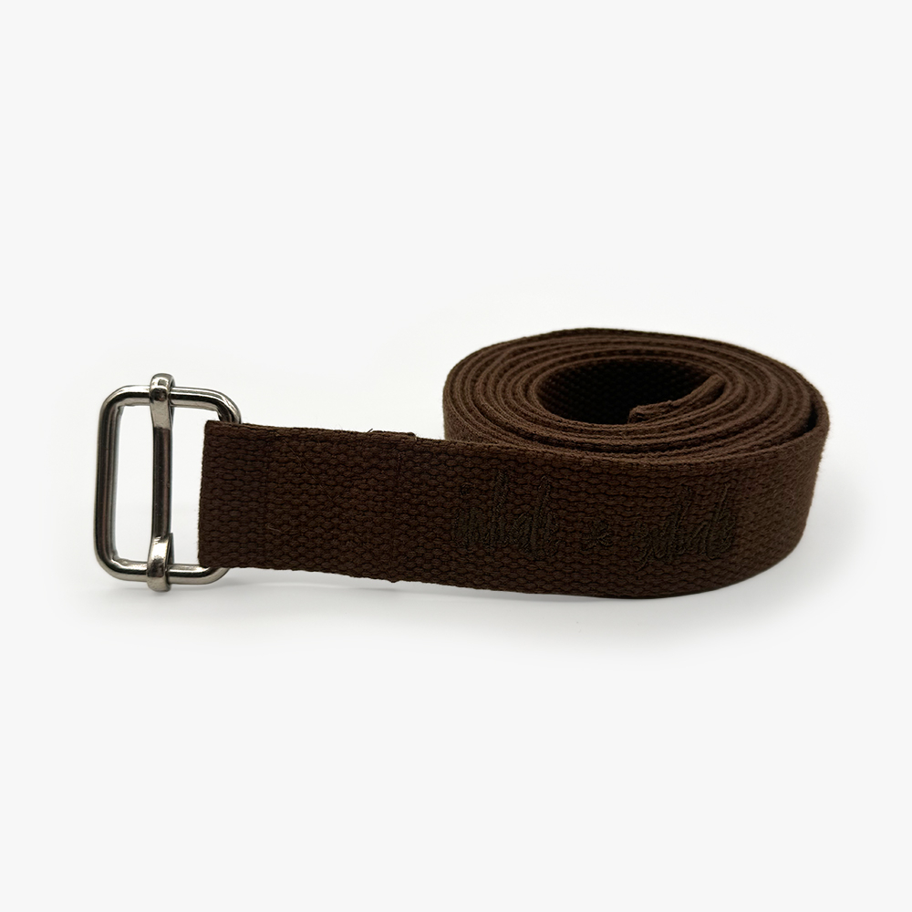 Mukti Yogabælte  Espresso   3 7 Cm