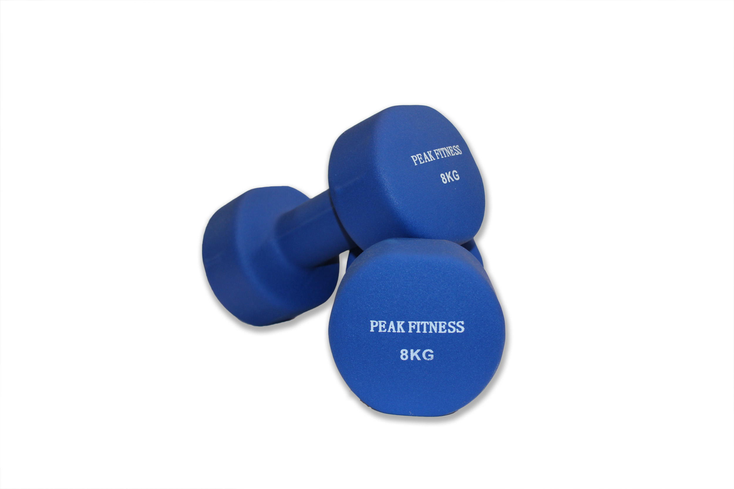 Peak Fitness     2 X Håndvægt    Neopren   8 Kg