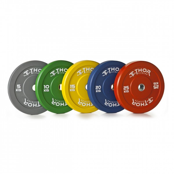 Thor Fitness 5kg Bumper Vægtskiver – Træningsmotivation!