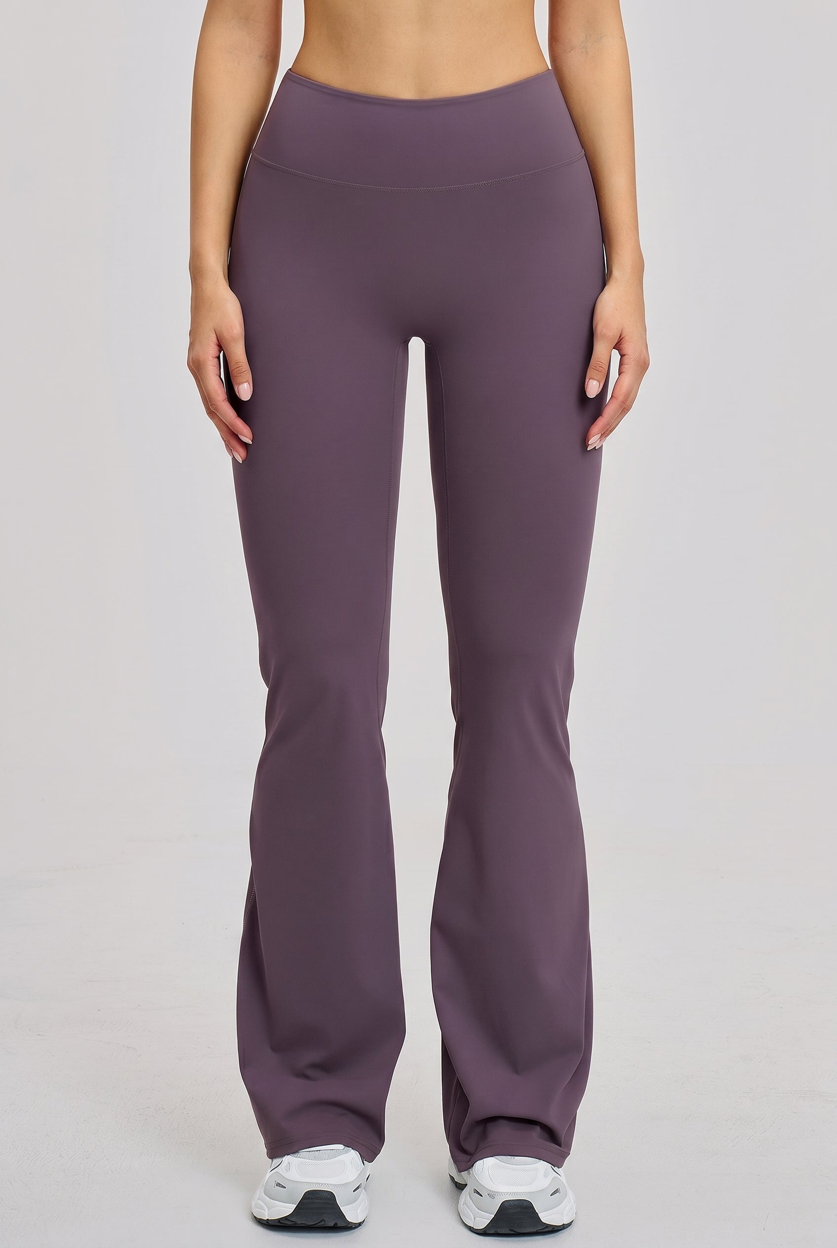Pureline Flare Tights     Eggplant   Small   Eggplant