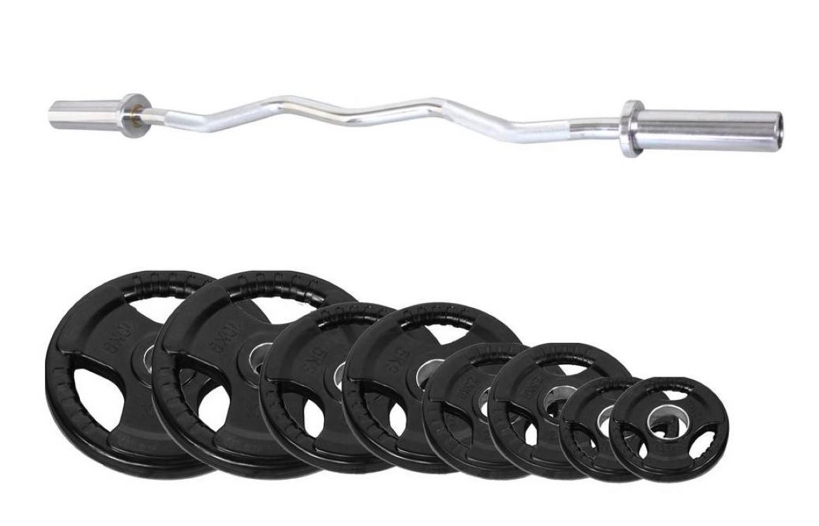 Odin Curl Vægtstangssæt 57 kg – Effektiv Træning Hjemme!