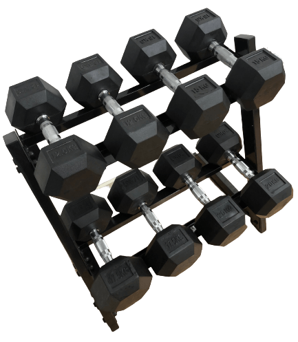 Odin 130kg Håndvægte med Rack – Træning derhjemme!