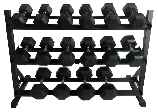 Odin 340kg Hex Håndvægte med Rack – Fantastisk Tilbud!