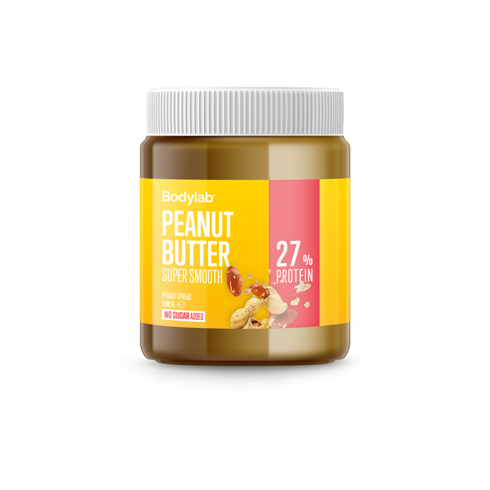 Bodylab Super Smooth Peanutbutter 500g – Ideel til træning!