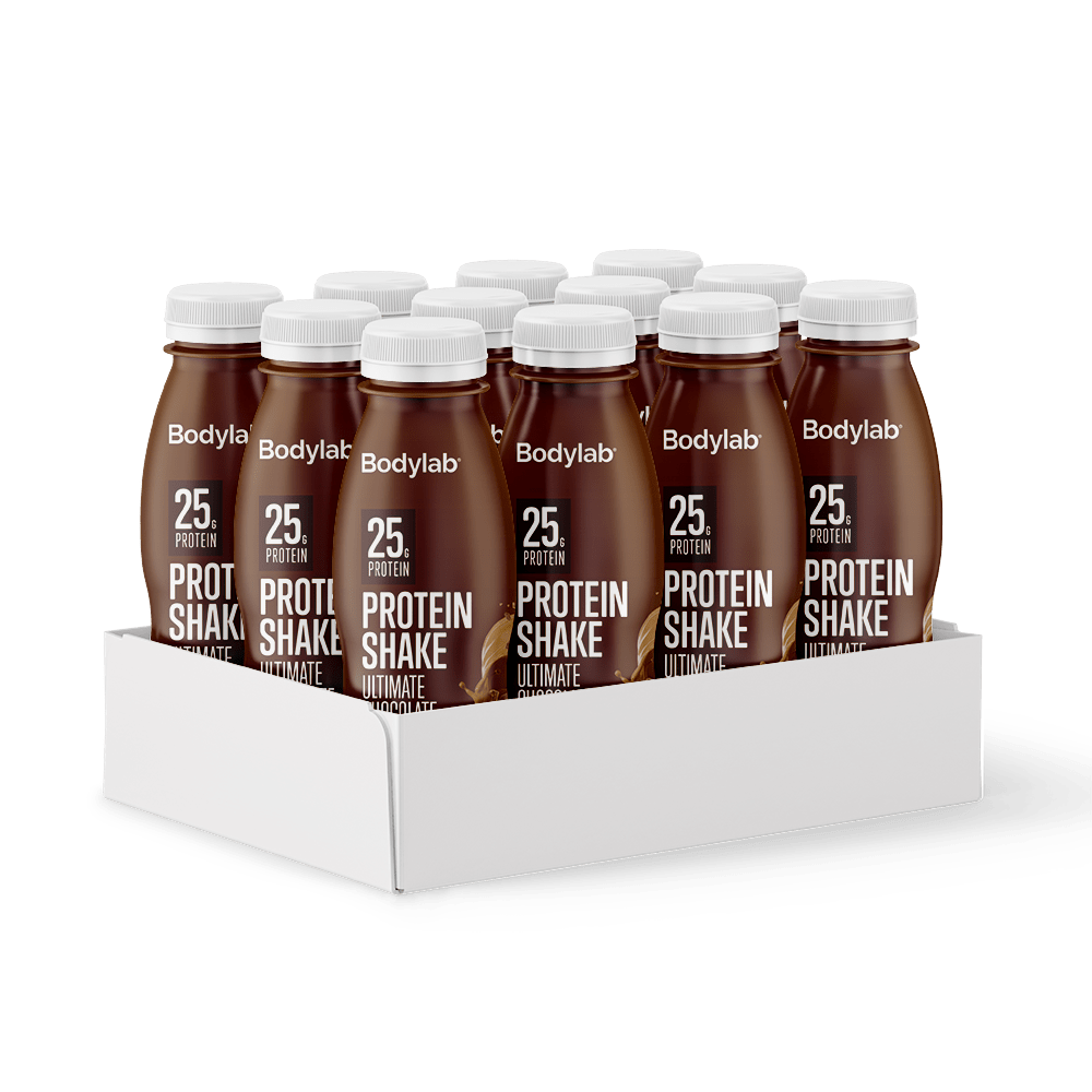 Bodylab Proteinshake – Chokolade 12 x 330 ml til træning