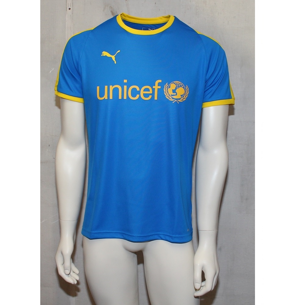 Puma Liga Jersey Blue  Sponsor Logo Unicef M