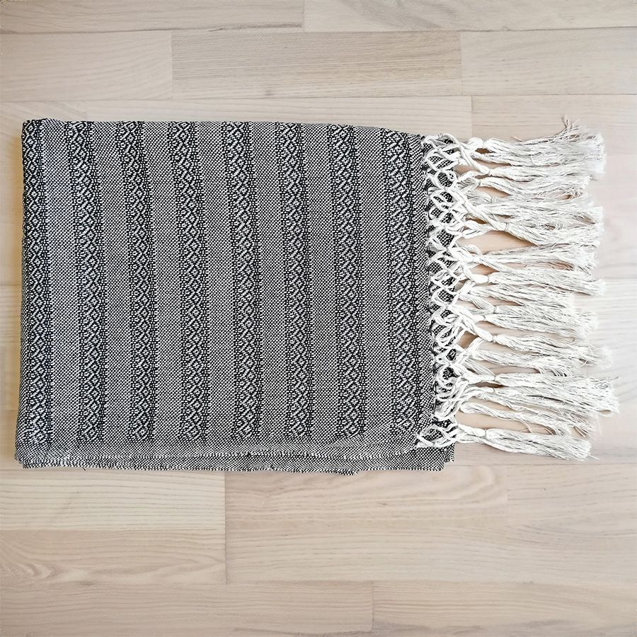 Rebozo Tørklæde  Emma  Sort
