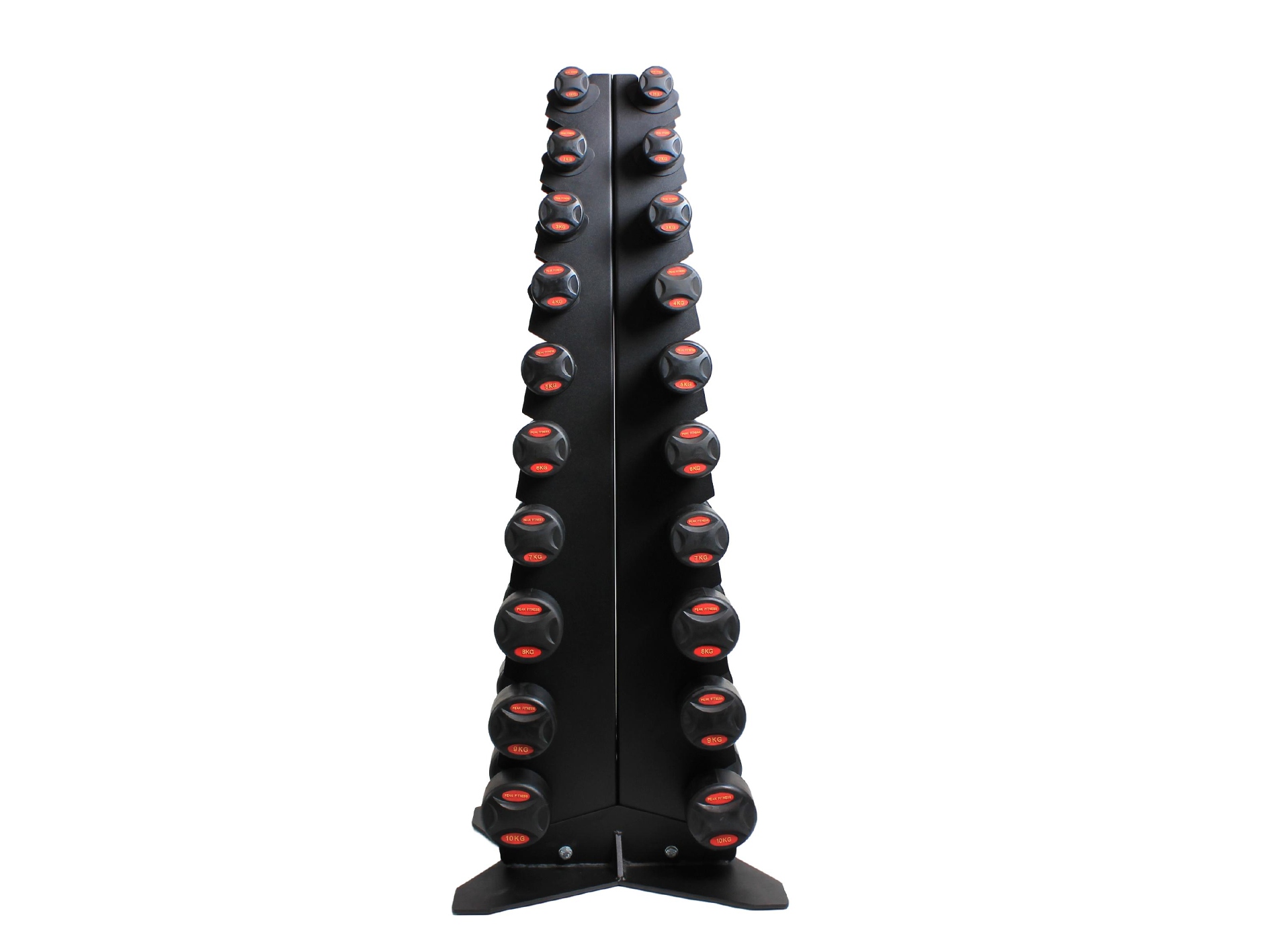 Peak Fitness    1  Inkl  Pyramide Stativ    Gummi   10 Kg