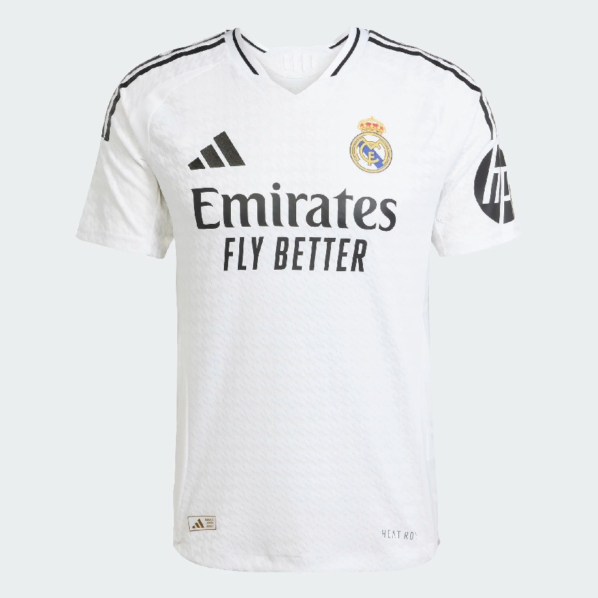 Real Madrid Home Jersey 2024 25   Authentic   Hp S