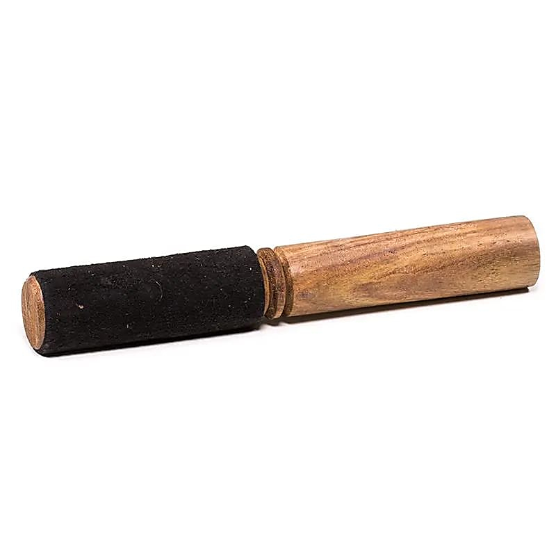 Rubbing Stick Til Syngeskål I Ruskind Sort