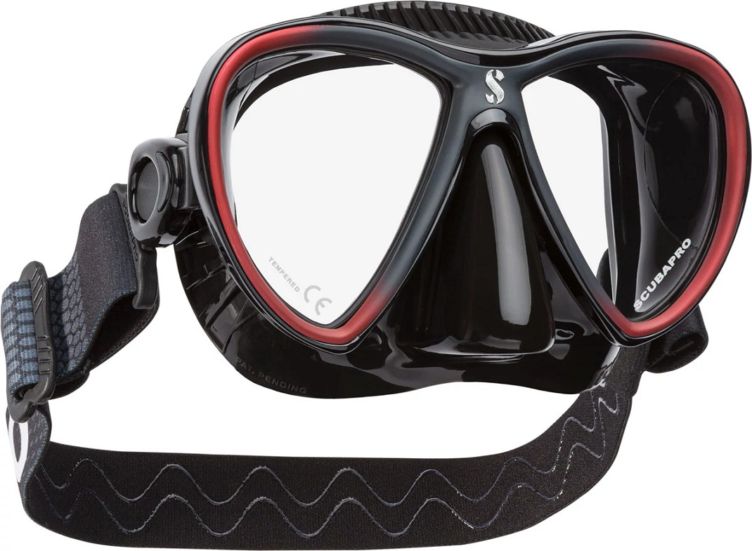 Scubapro Dykkermaske Synergy Twin Sort Rød