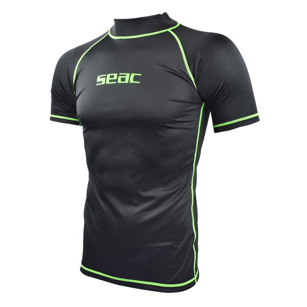 Seac Rash Guard T Sun  Herre Kortærmet Sort