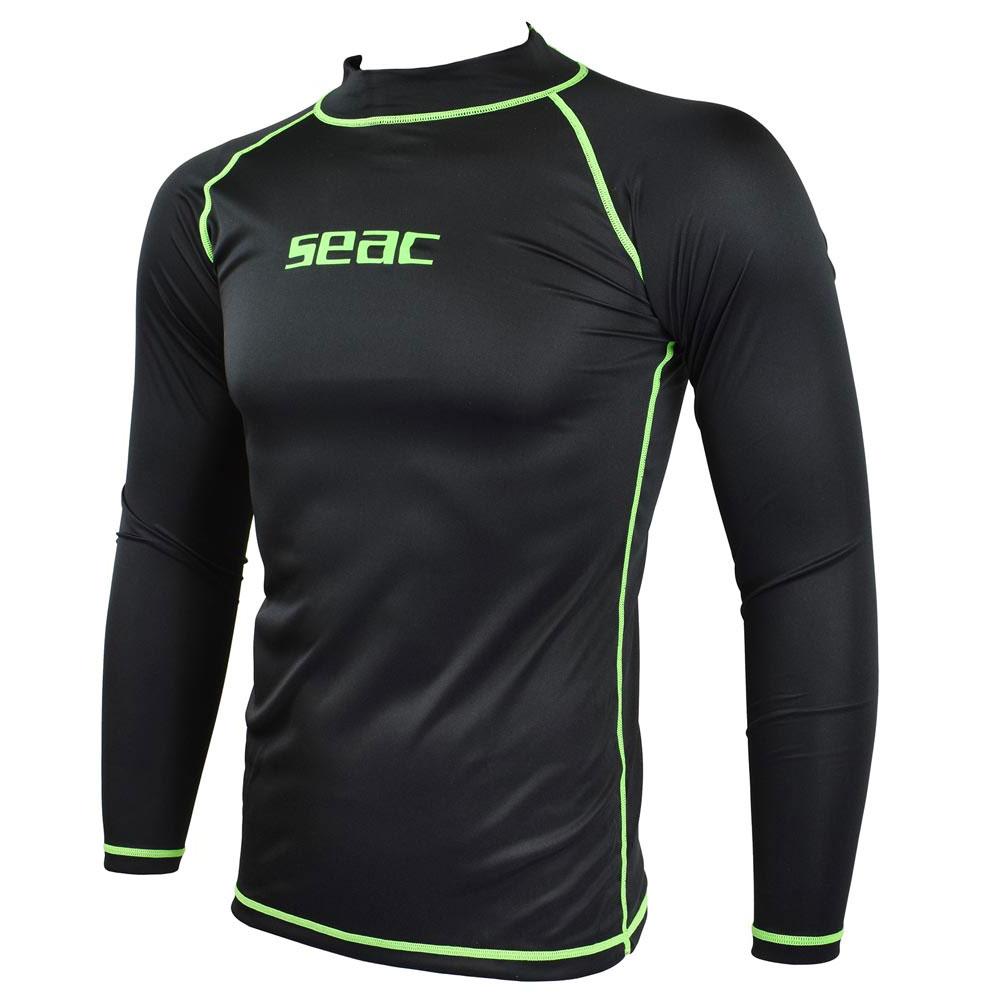 Seac Rash Guard T Sun  Herre Langærmet Sort