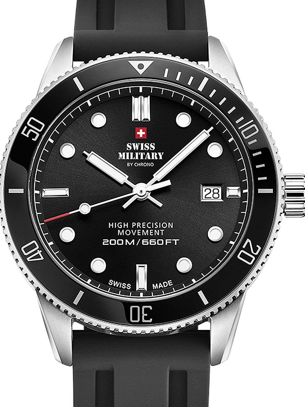 Swiss Military Sm34088 07 Herreur Quartz Diver