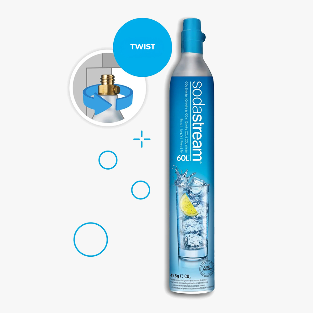 Sodastream Co2  Kulsyre  Flaske   Indhold