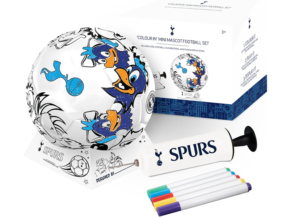 Tottenham Hotspur Fc Mal Selv Fpdbold Mini Fodboldsæt Size 2