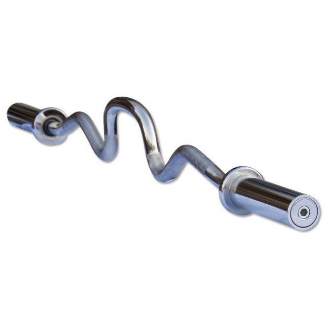 Peak Fitness   50 Mm Curlstang Super Curl  Close Grip Bar