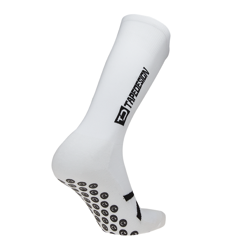 Tapedesign All Round Sock Long  Hvid