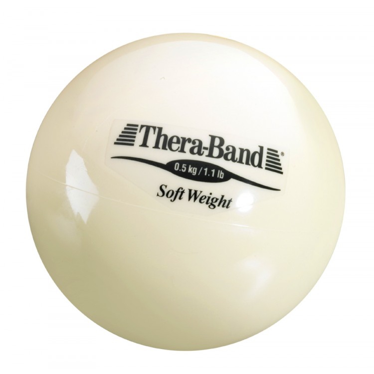 Vægtbold 0 5 Kg Beige  Thera Band