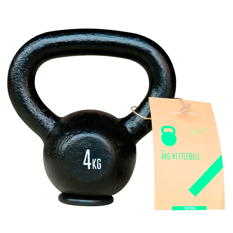 Titan Life Kettlebell 4 Kg   Støbejern