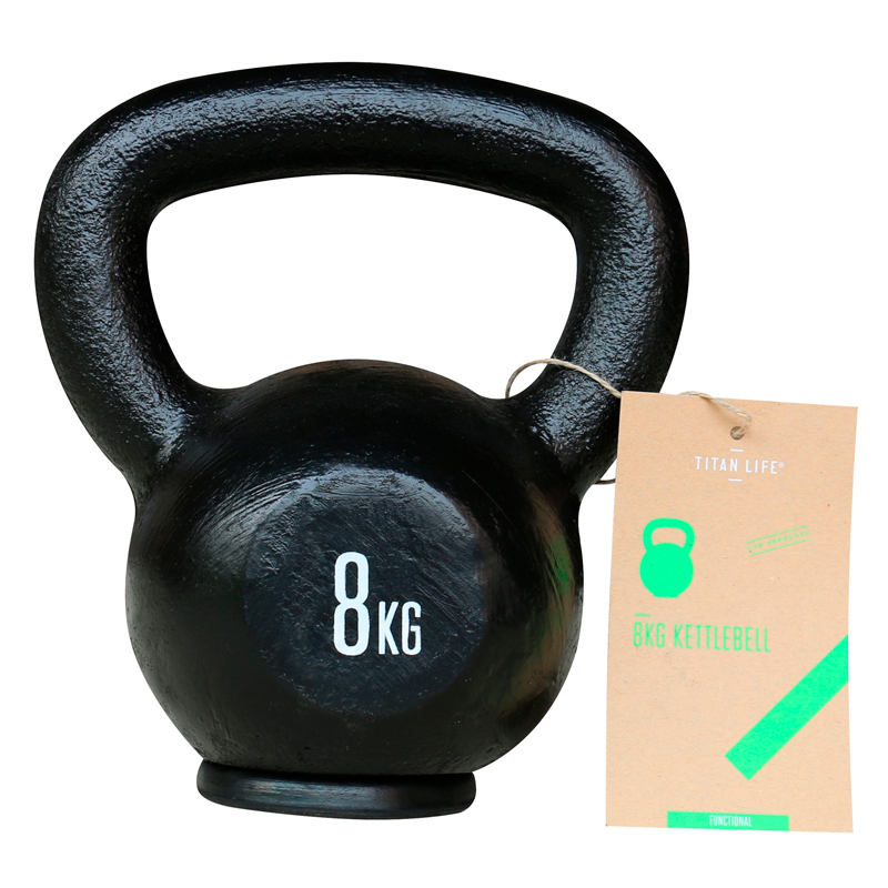 Titan Life Kettlebell 8 Kg   Støbejern