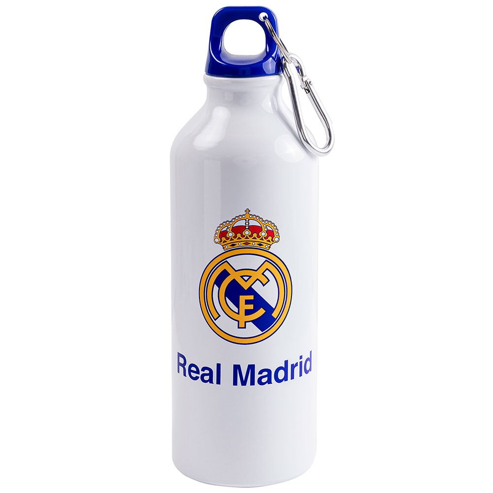 Real Madrid Alu Drinks Bottle Rmfc Aluminium Drinks Bottle One Size