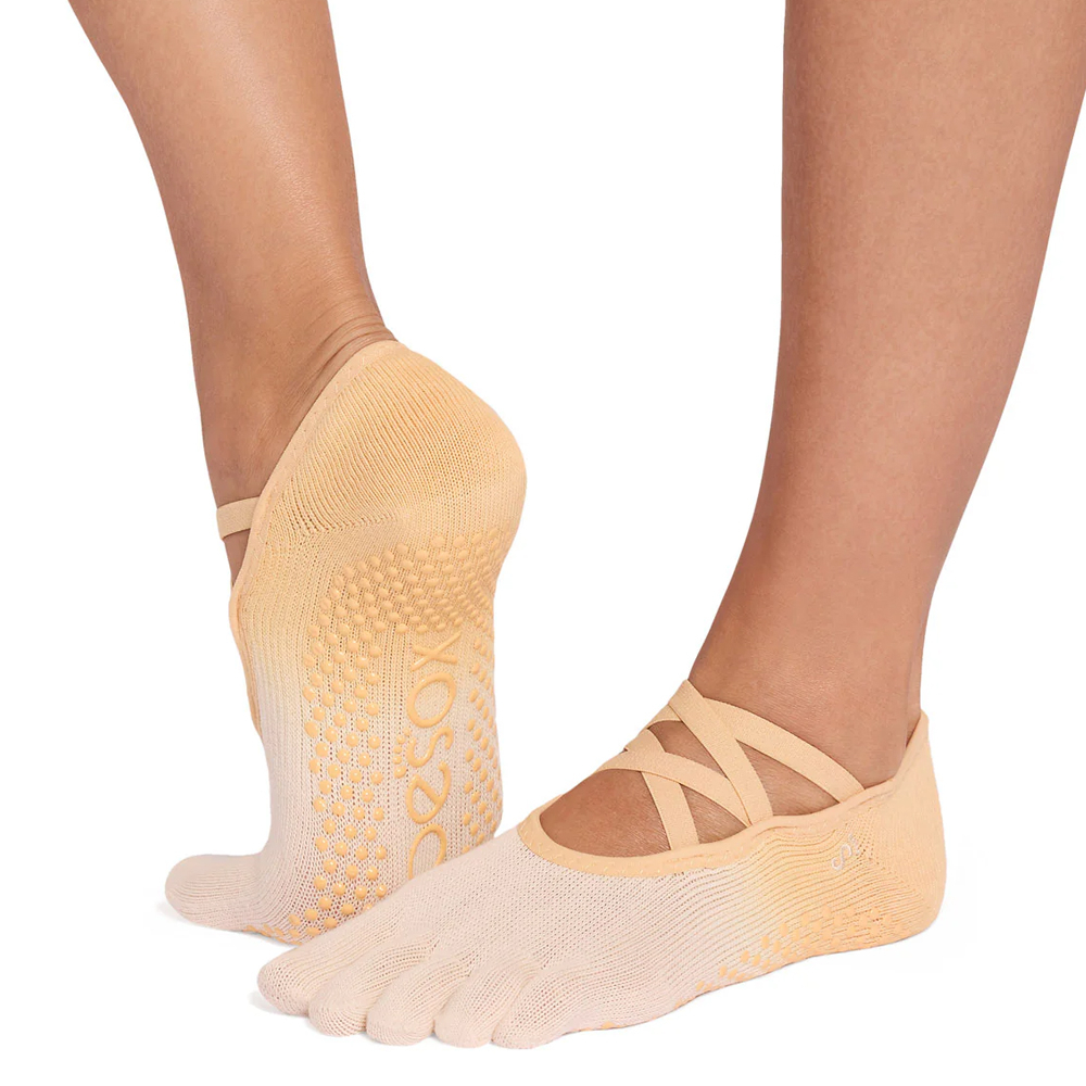 Toesox Fulltoe Elle Grip  Golden Ombre   S