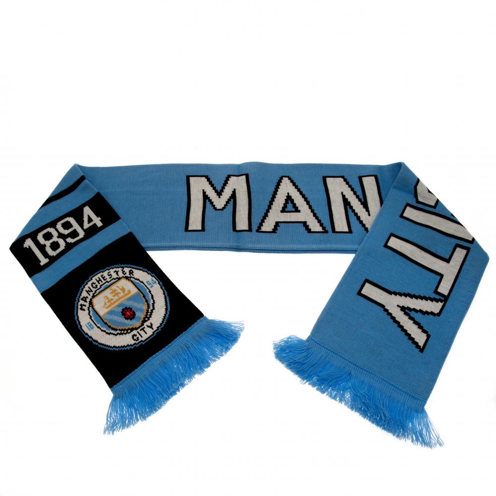 Manchester City Fc Halstørklæde 132 Cm X 19 Cm