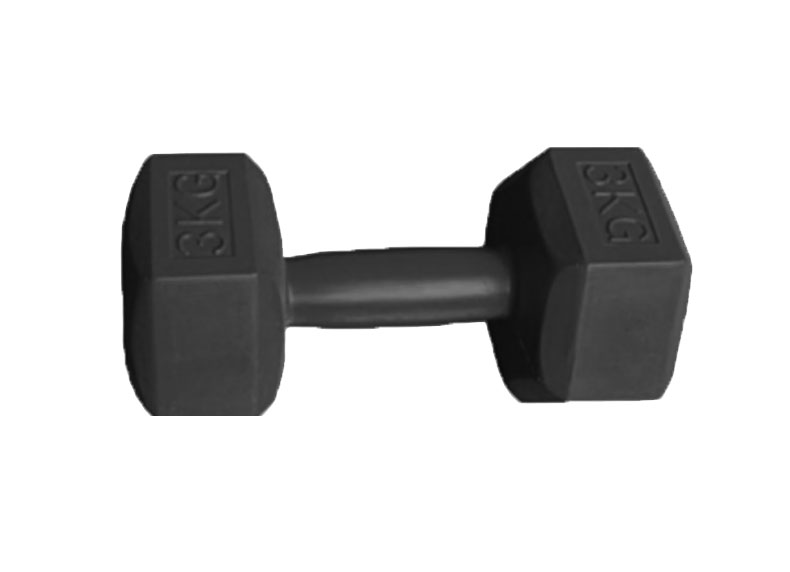 Odin 4kg Hex Håndvægte – Stabil træning uden rulle!
