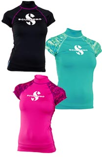 Scubapro Rashguard Kvinde Kort Upf 50
