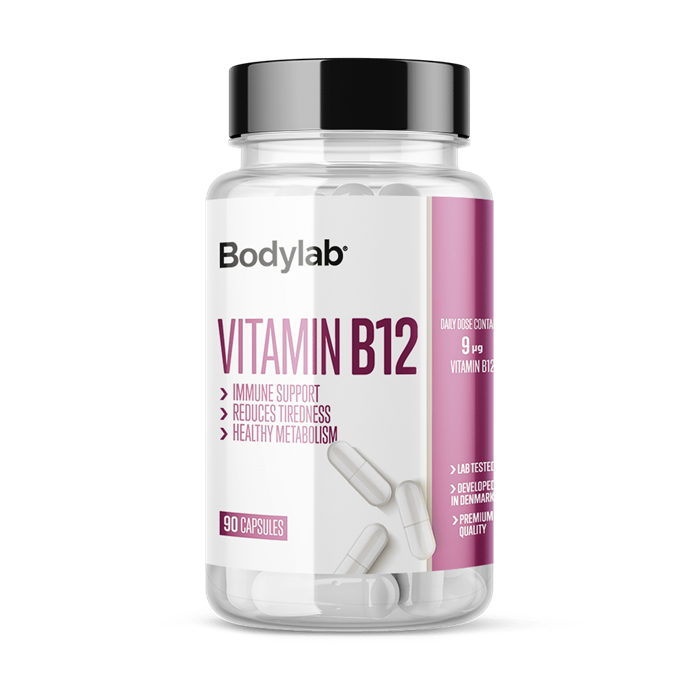 Bodylab Vitamin B12 – 90 Kapsler til Energi og Ydeevne