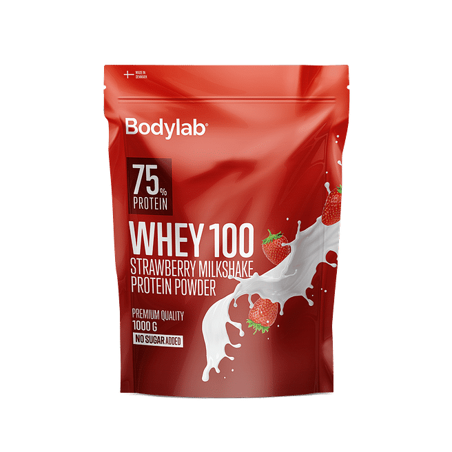 Bodylab Whey 100  1 Kg    Strawberry Milkshake