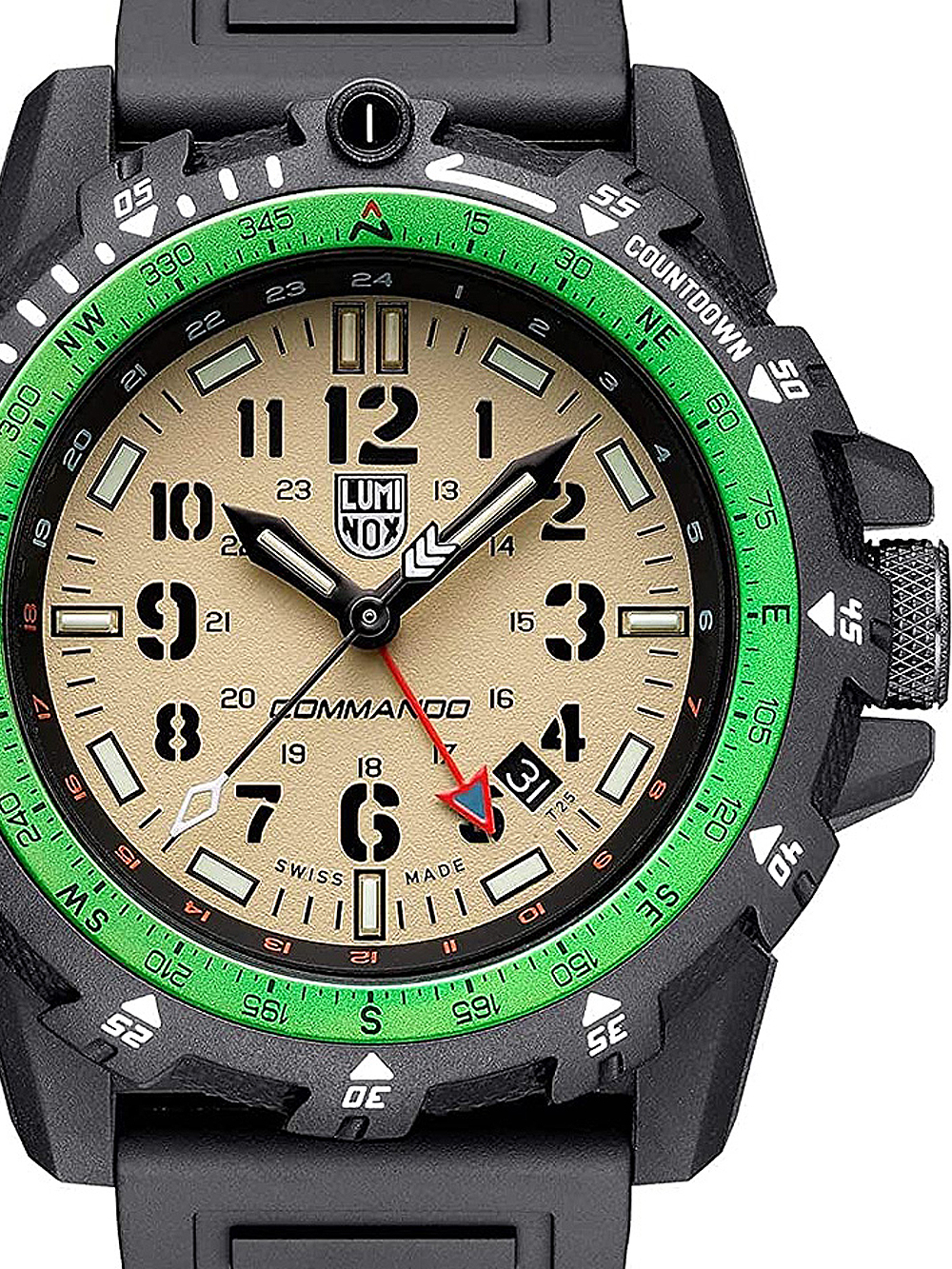 Luminox Xl 3321 Herreur Commando Raider Dual Time