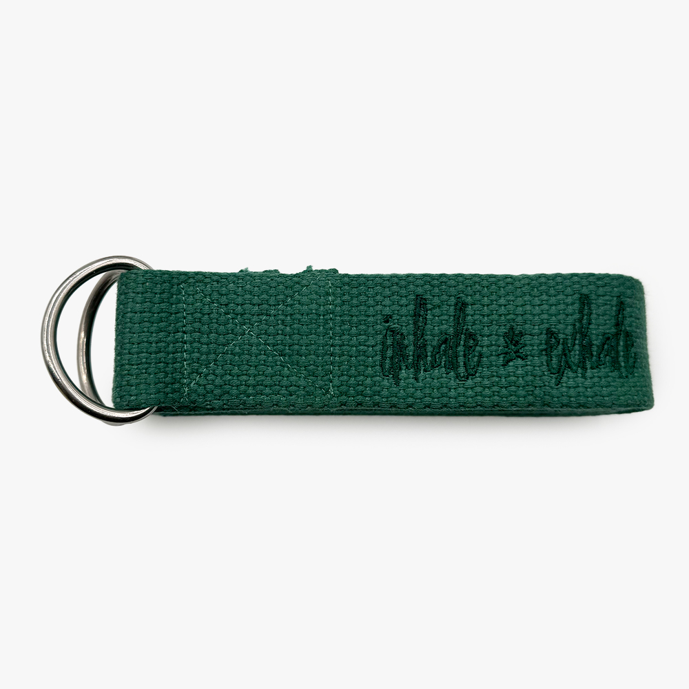 Asana Yogabælte  Mørkegrøn   3 7 Cm