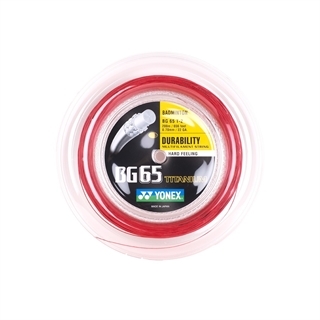 Yonex BG 65 Titanium Snøre Rød 200m